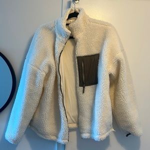 Fabletics White Sherpa jacket